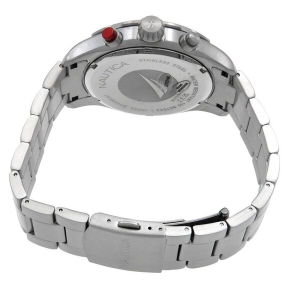 NWT Nautica Fashion Men's Quartz Steel Authentic Watch - Picture 3 of 3